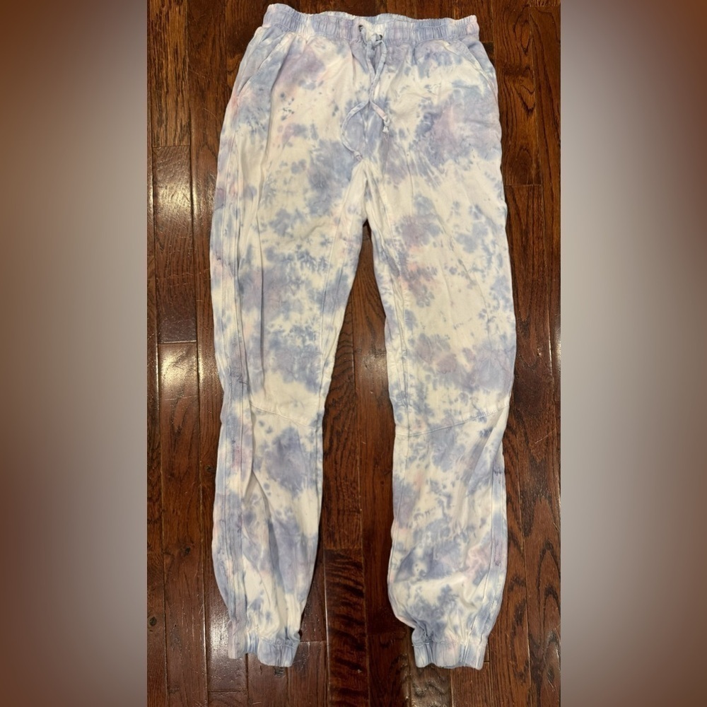 Vintage Havana Purple Naturally Dyed Tie Dye Joggers Women’s Small Drawstring